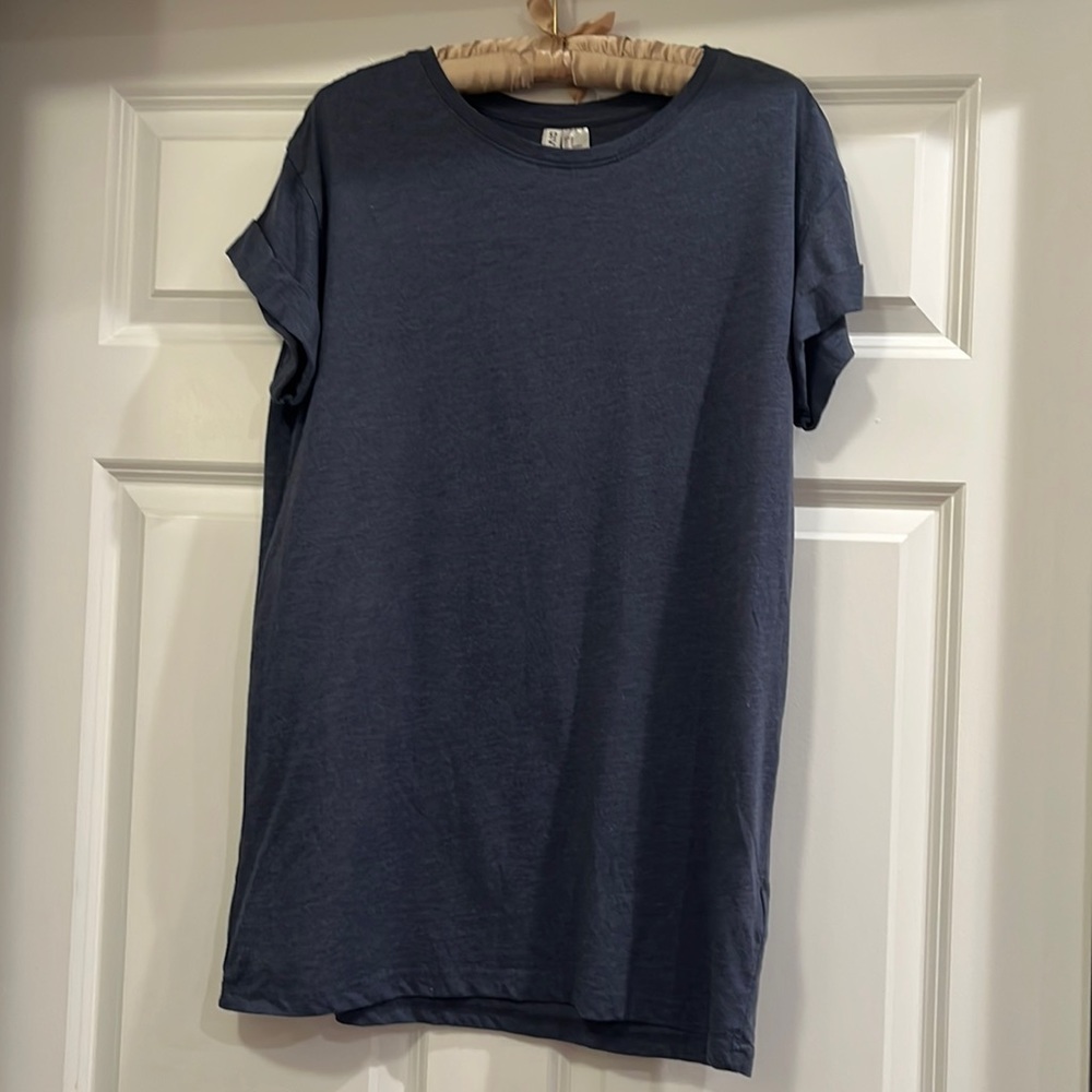 Blue T-shirt Dress